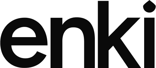 enki text logo